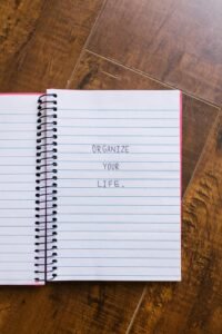 Keep a journal of your health and wellness goals